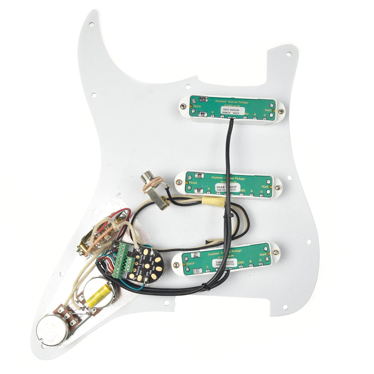 White Loaded Pickguard J920