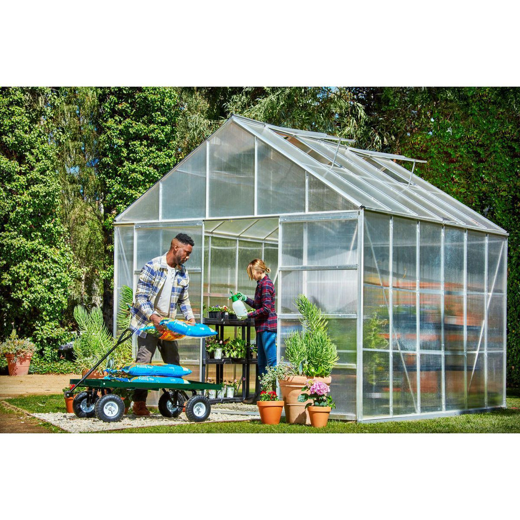 10 ft. x 12 ft. Greenhouse with 4 Vents I85885