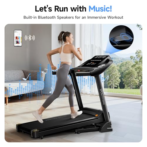Auto Foldable Treadmill with Incline, 300 lbs Weight Capacity H919107