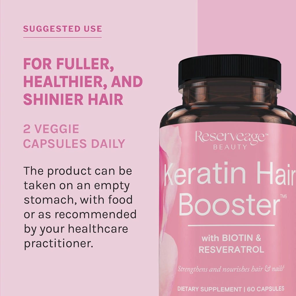 Biotin Hair and Nails Supplement, 60 Capsules F72519