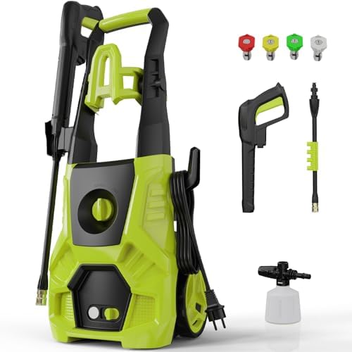 Pressure Washer, 5000PSI Max 3.6GPM Electric Power Washer with Foam Cannon R8305