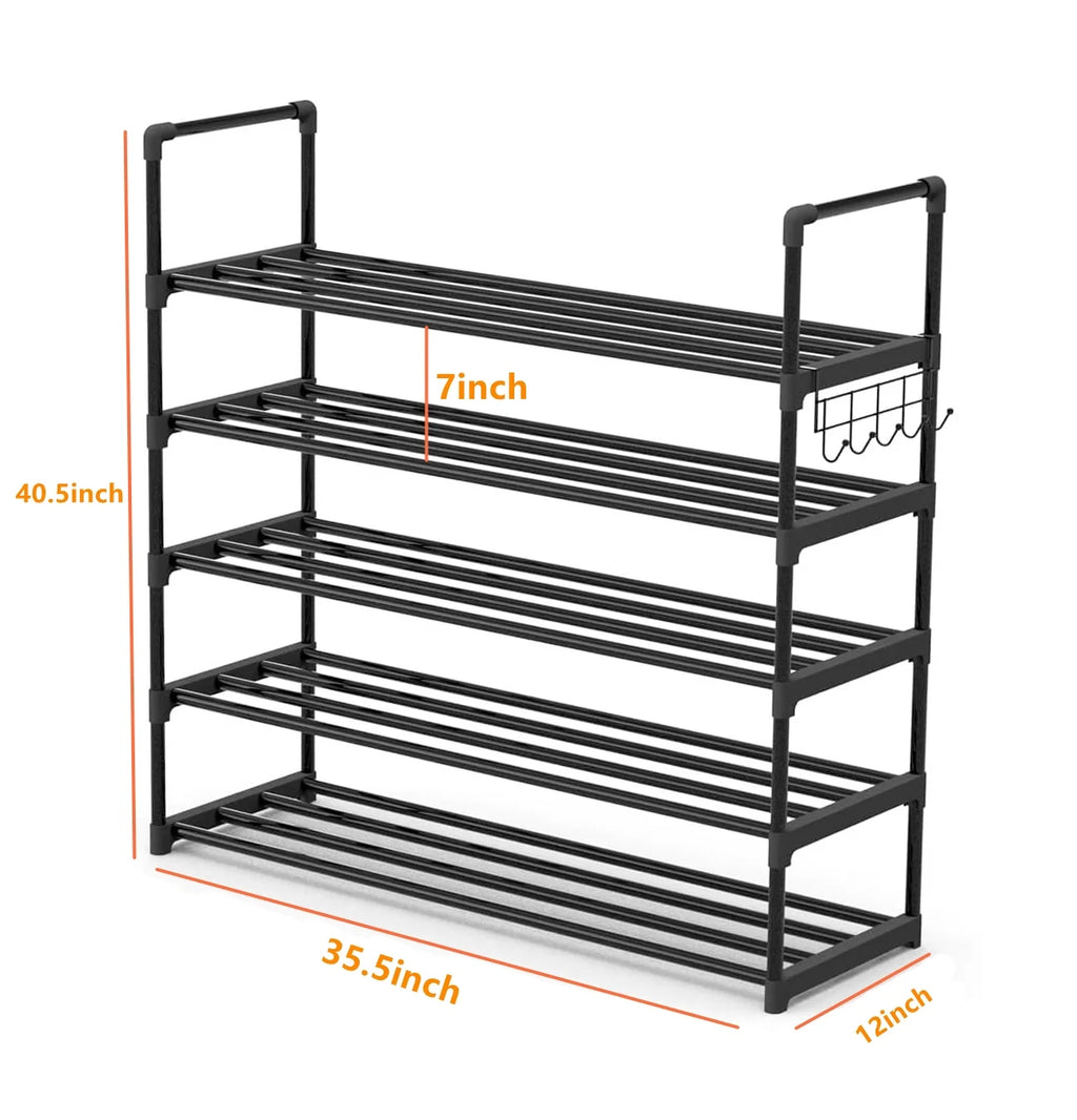 5-Tiers Stackable Shoe Rack G689
