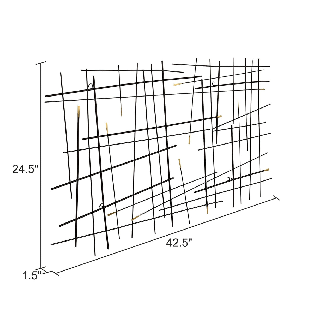 Modern Metal Wall Decor I4241