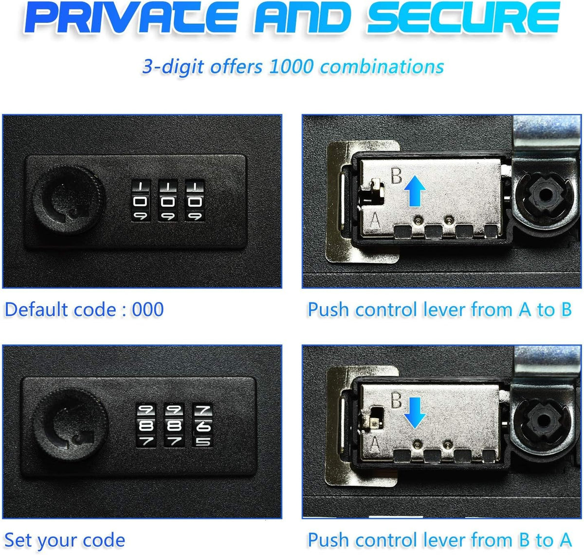 28 Key Steel Security Lock Box with Combination Lock, Pack of 2 N30580