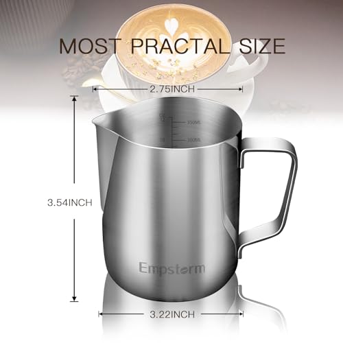 Compact Espresso Coffee Machine with Milk Frother Steam Wand B2730