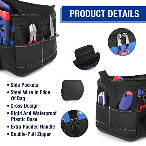 16-inch Wide Mouth Tool Bag with Water Proof Molded Base C671782