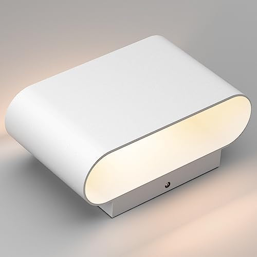 Black LED Wall Sconces 1 Pack Hardwired Up and Down Wall Mount Light Warm White 3000K with G9 Bulbs M50878