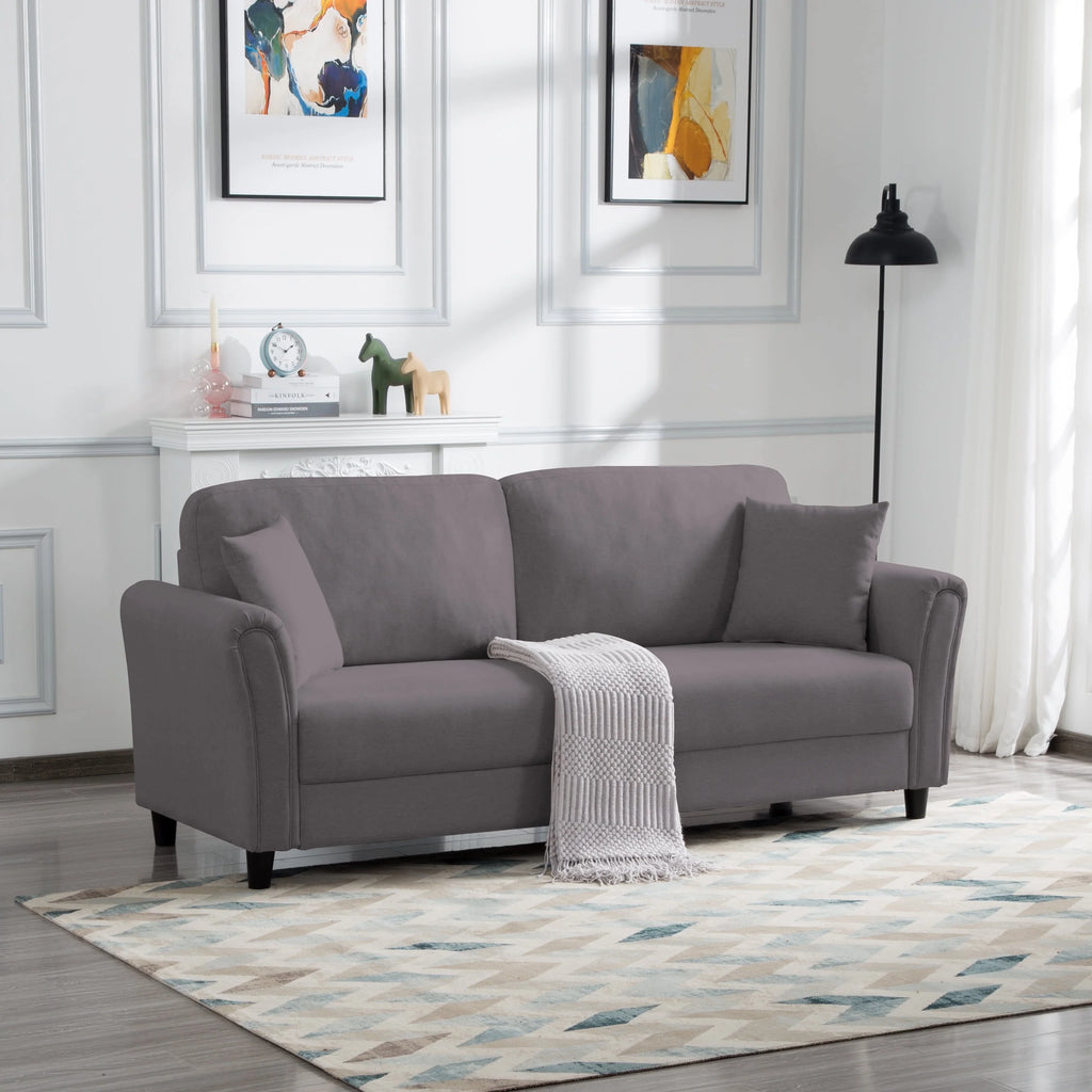 Dark Gray Sofa Couch B3235