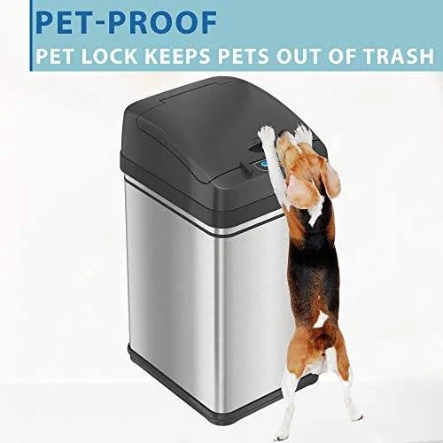 8 Gallon Sensor Trash Can with Odor Filter X16781