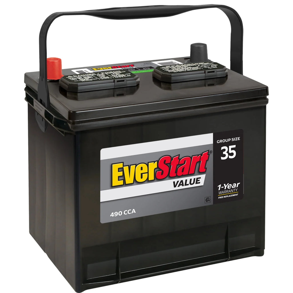 Lead Acid Automotive Battery Group Size 35 12 Volt 490 CCA N198