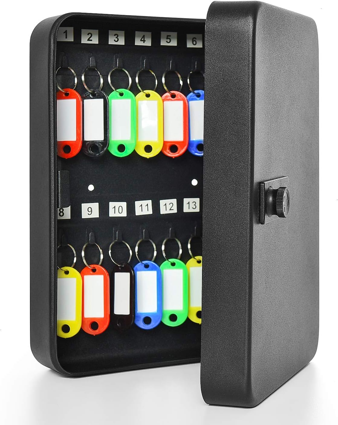 28 Key Steel Security Lock Box with Combination Lock, Pack of 2 N30580