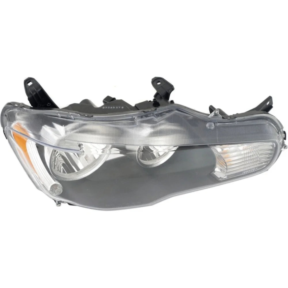 2008-2014 Lancer EVO X Headlights Headlamps Chrome Bezel Left+Right L872259