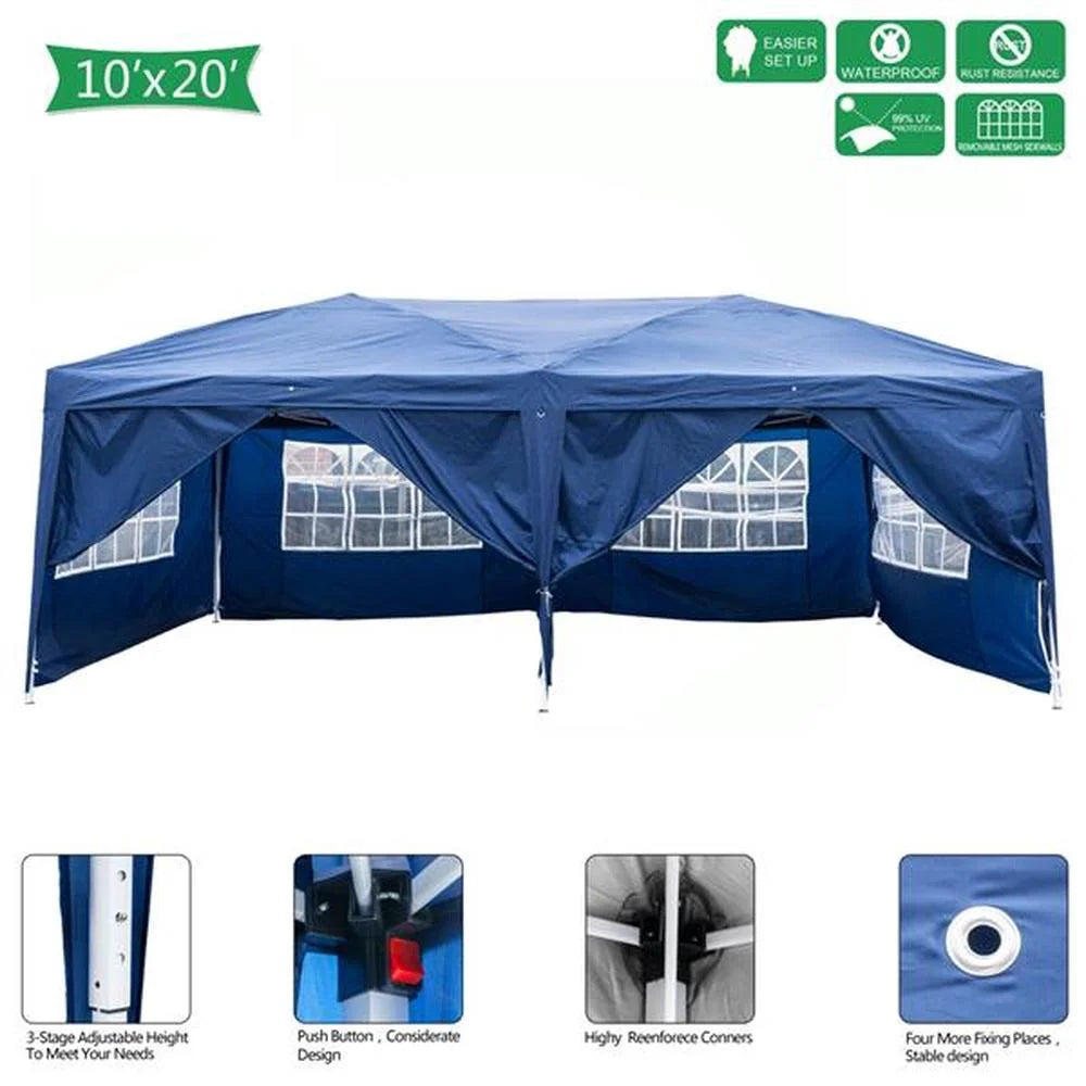 Blue Waterproof Folding Party Tent D670
