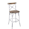 Antique Black & Antique Oak Bar Chair P72008