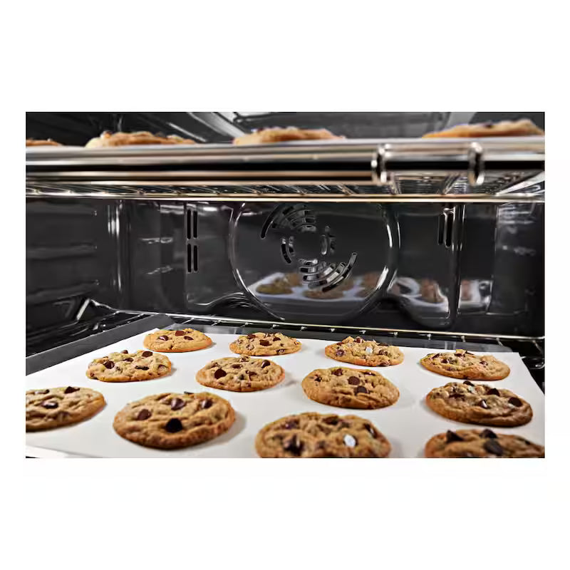30 in. Single Electric Wall Oven with Convection Self-Cleaning in Black Stainless Steel O94095