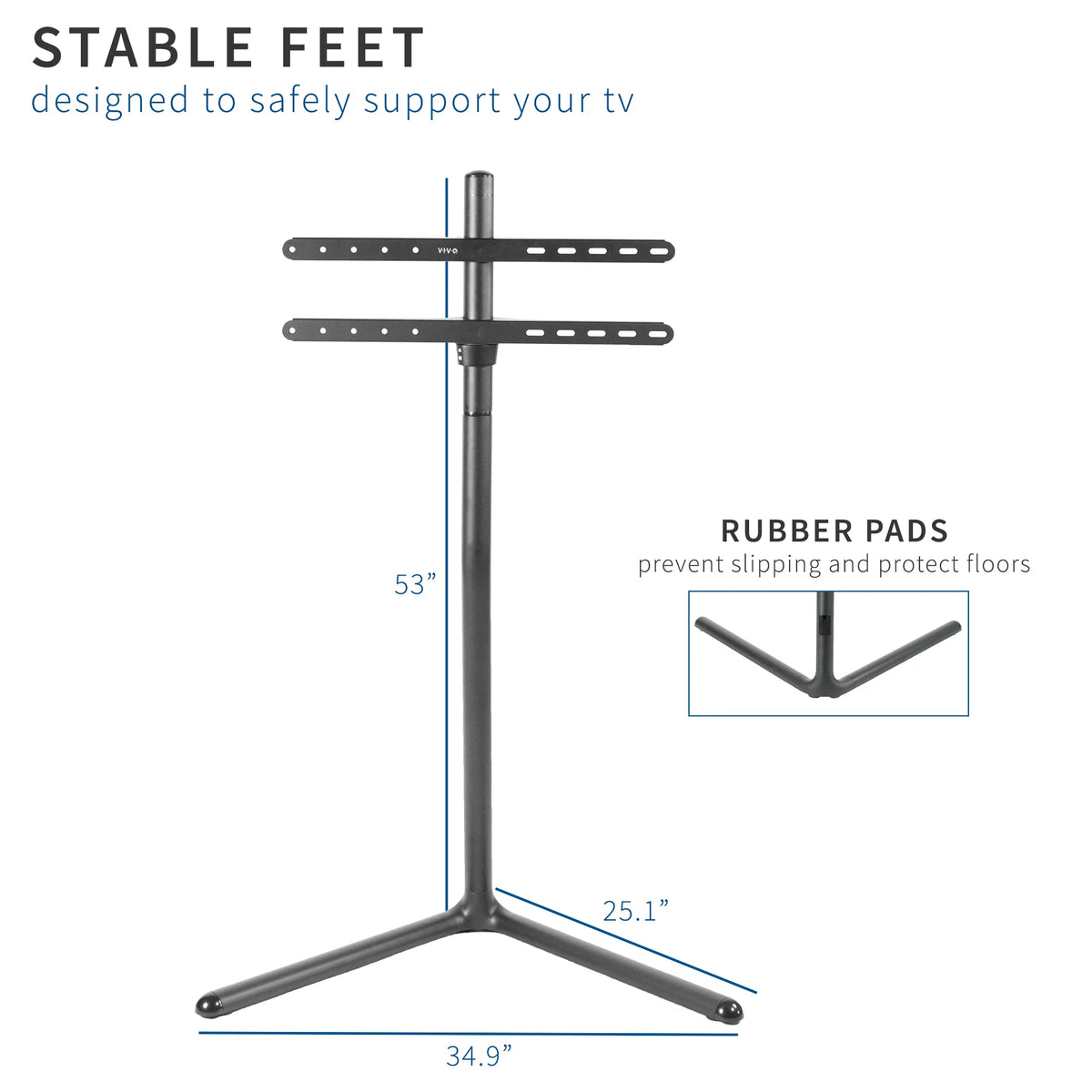 49" to 70" Screen TV Floor Stand A107