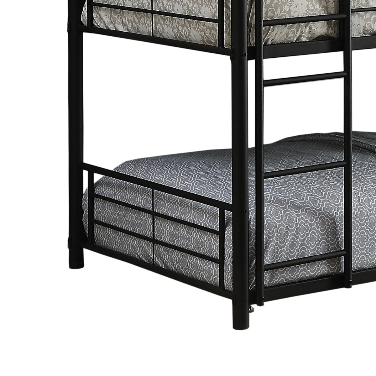 Triple Bunk Bed Full Sandy Black C38271