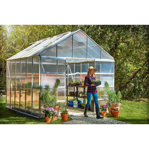 10 ft. x 12 ft. Greenhouse with 4 Vents I85885