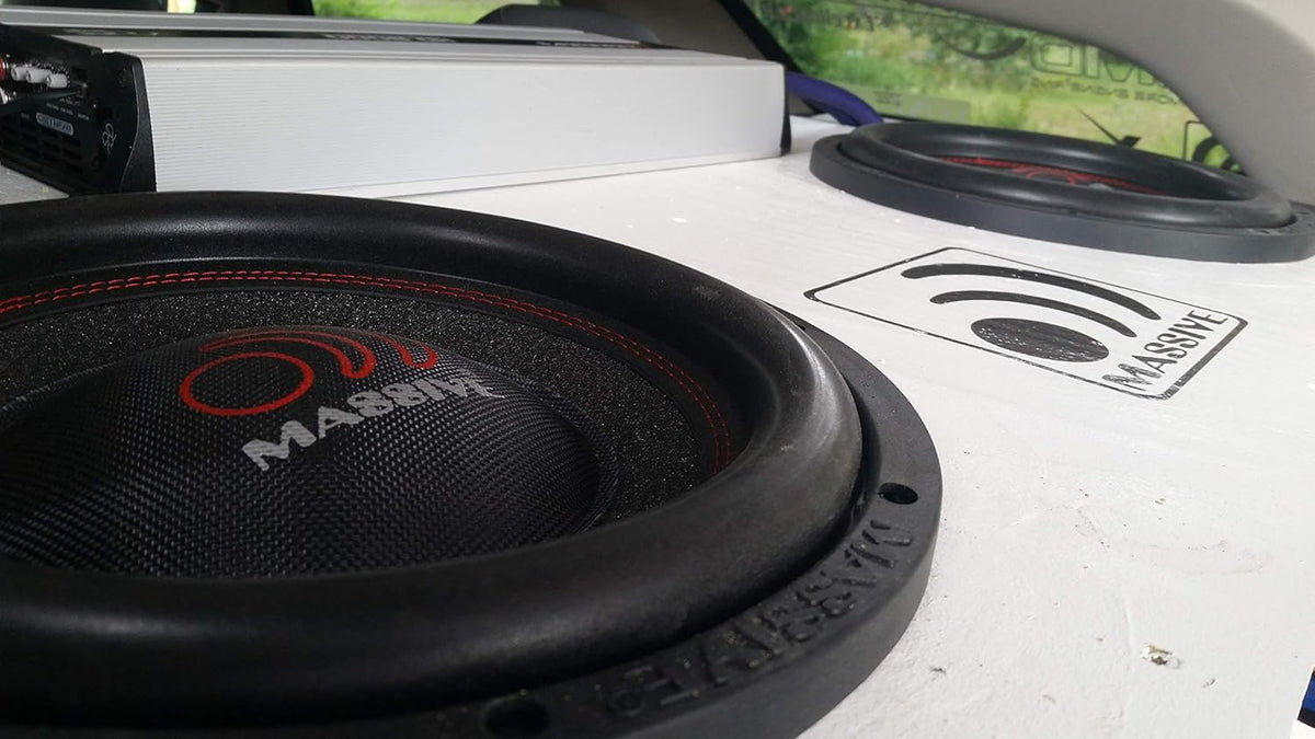 10 Inch Car Audio Subwoofer, 700 Watt RMS, Dual 2 Ohm A1875