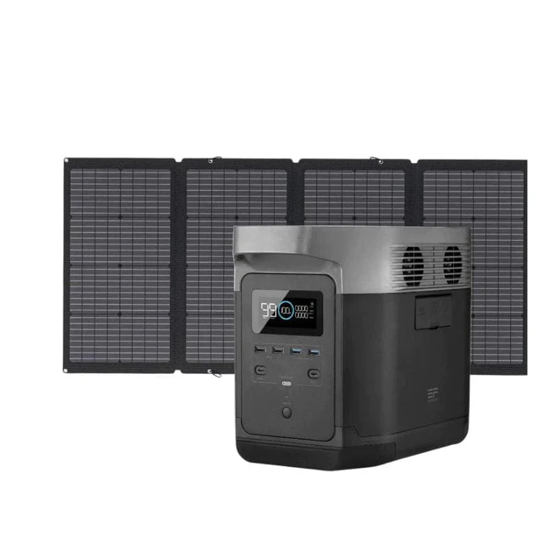 Portable Power Station and Bifacial Portable Solar Panel K913460