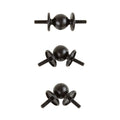 Black Screw-in Corner Connector F424630
