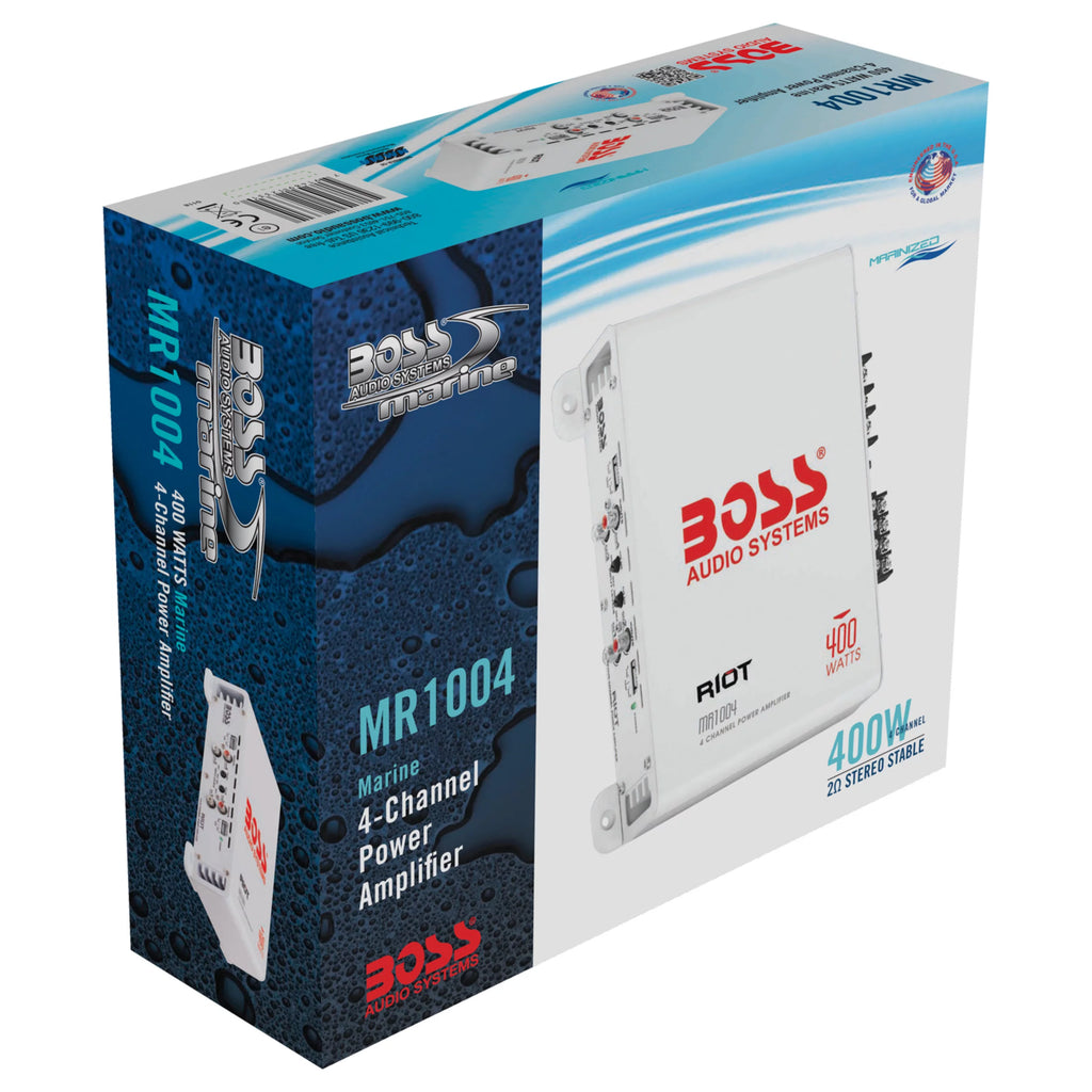 4 Channel 400 Watt Marine Amplifier G160
