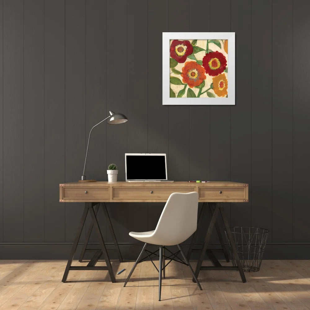 White Modern Wood Framed Museum Art Print I923878
