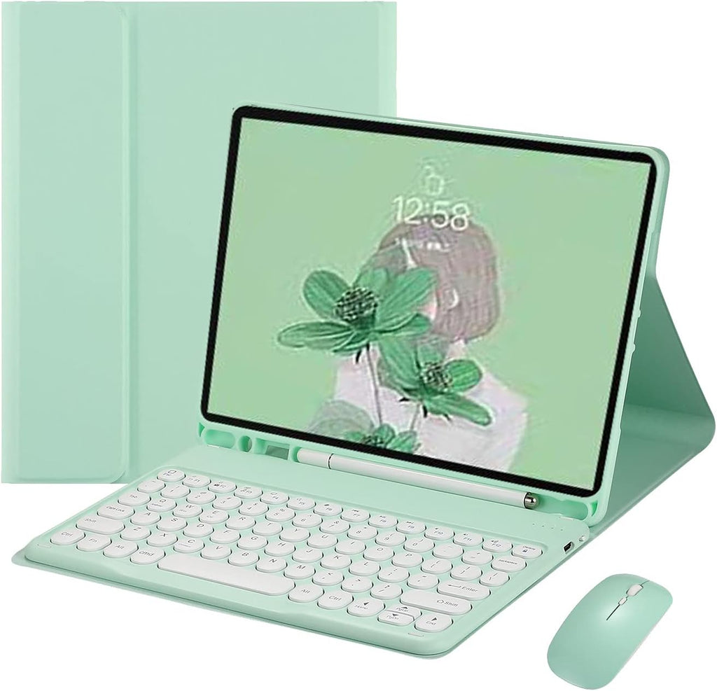 MintGreen Detachable Keyboard Case for iPad Air 5 10.9 inch T890
