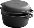 17 Inch Pre Seasoned Cast Iron Deep Frying Pan with Double Assist Handle R80553