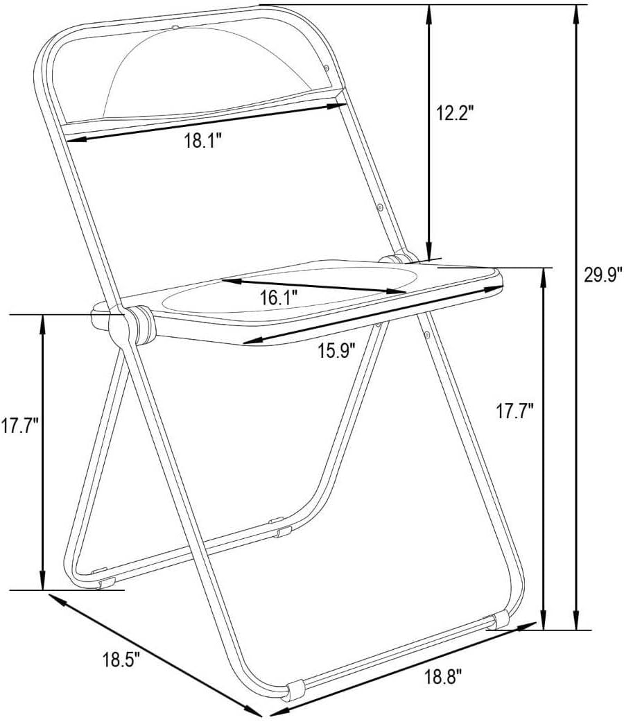 Folding Chair Set of 4 L530