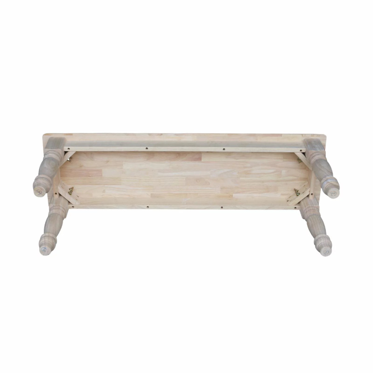 Unfinished Farmhouse Bench U39582