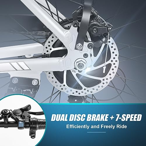 26" 48V 500Wh Electric Bike with Removable Battery E899219