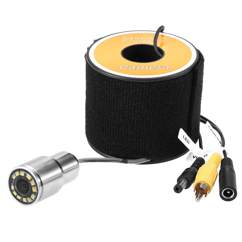 Underwater Fishing Camera, 12 LEDs Night Vision Waterproof, 15m/30m/50m Cable J1473