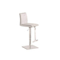 White Leather Bar Stool D53650