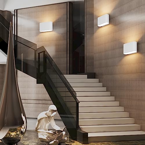 Black LED Wall Sconces 1 Pack Hardwired Up and Down Wall Mount Light Warm White 3000K with G9 Bulbs M50878