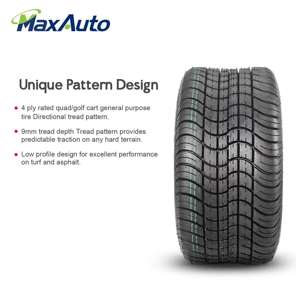 Golf Cart Tires 205/50-10 4Pcs F959