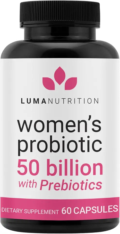 Probiotics for Women with Prebiotics 50 Billion CFU 60 Capsules J260