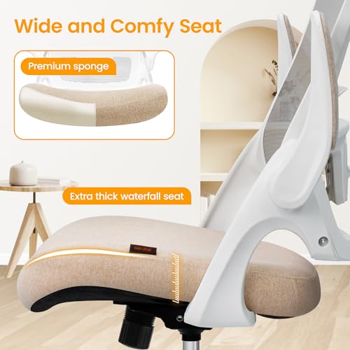 Black Ergonomic Mesh Office Chair with Lumbar Support U8129