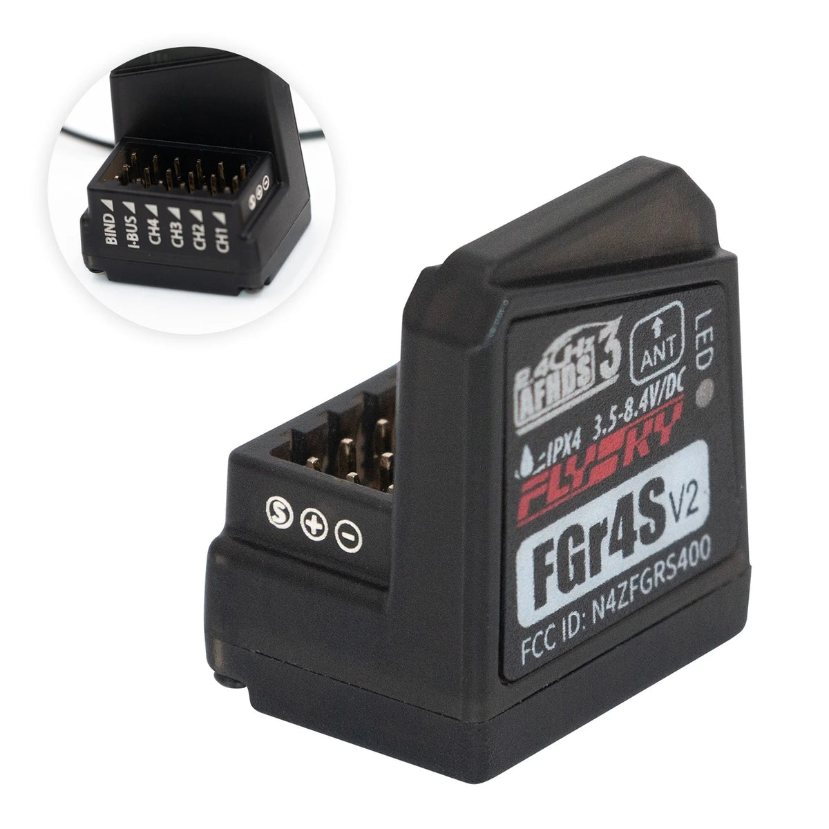 8ch Radio and Receiver with 3.5" Color IPS Screen O24789