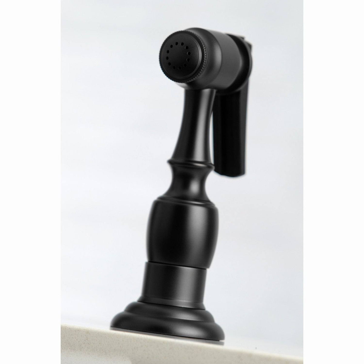 Polished Chrome Kitchen Faucet with Side Sprayer N919705