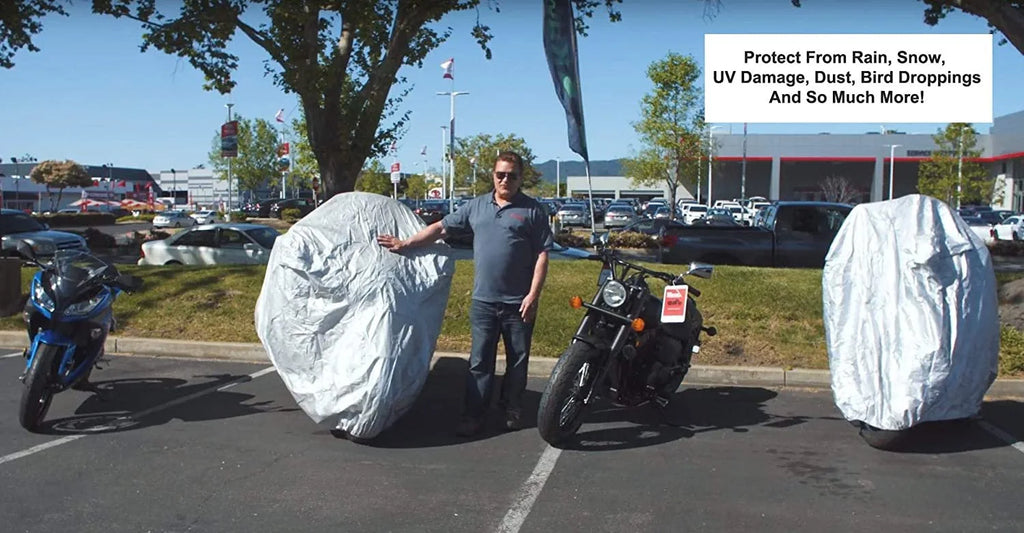 Scooter Cover with Reinforced Securing Straps and Storage Bag K519199