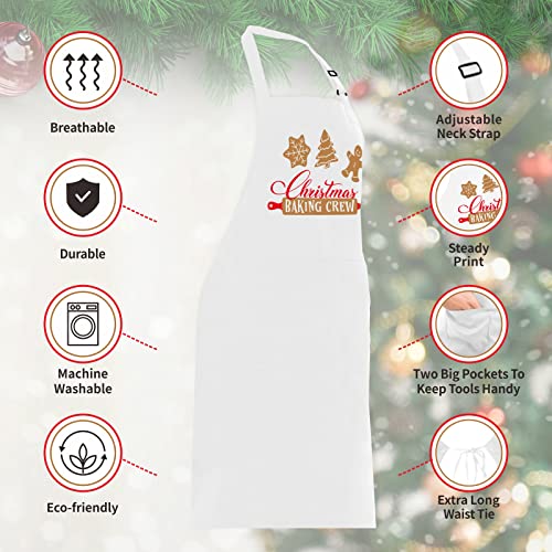 Christmas Baking Apron with 2 Pockets L810