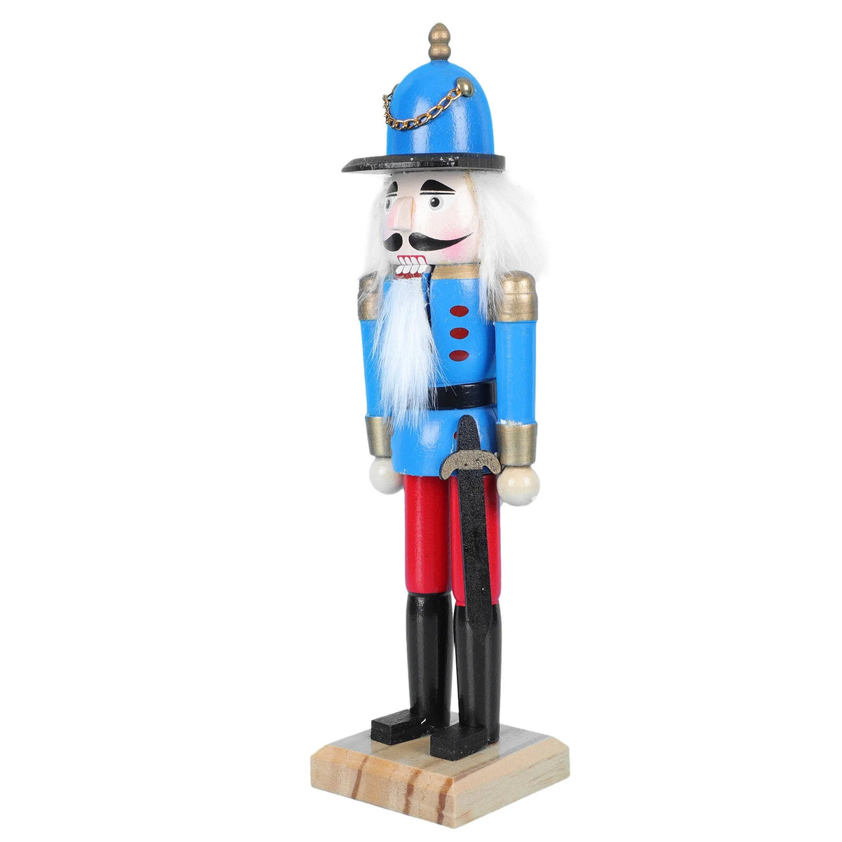 Walnut Nutcracker Doll Home Desktop Decor X7872