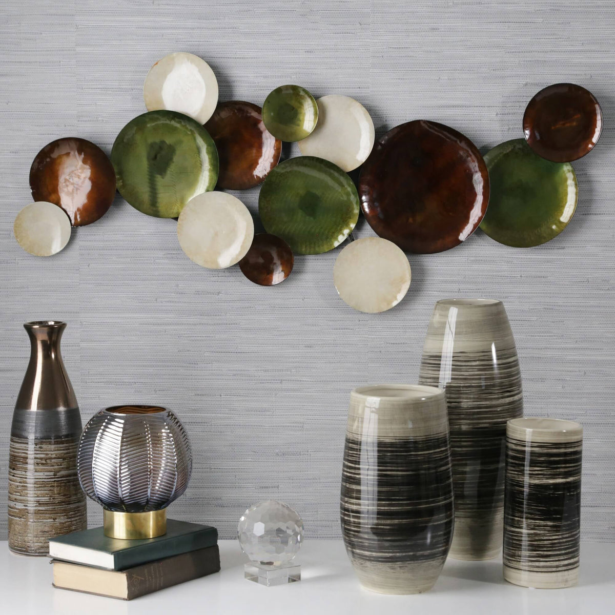 Metal Wall Decor Circles D4930