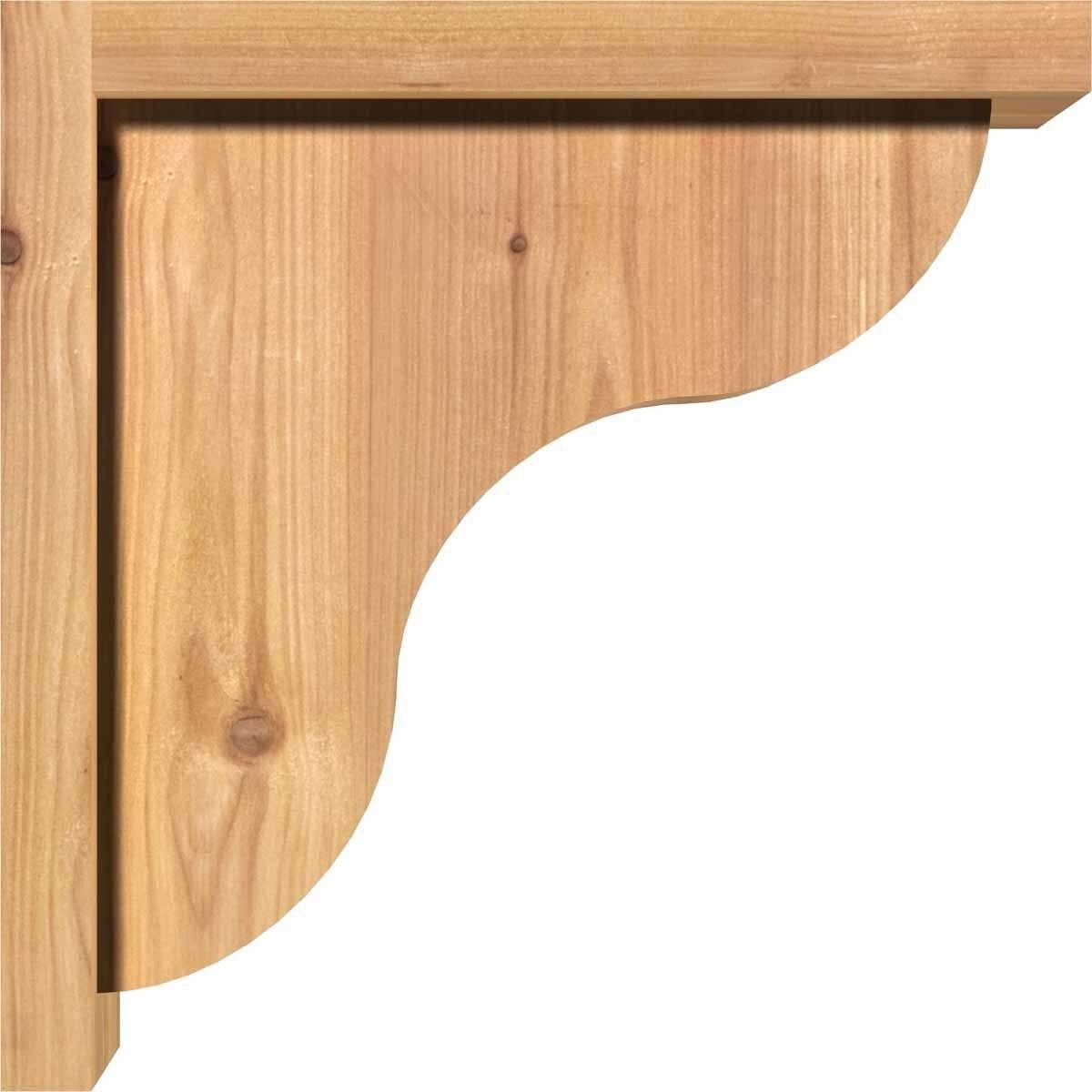 5 1/2x22W x 10x22D x 14x22H Western Red Cedar Corbel R33211