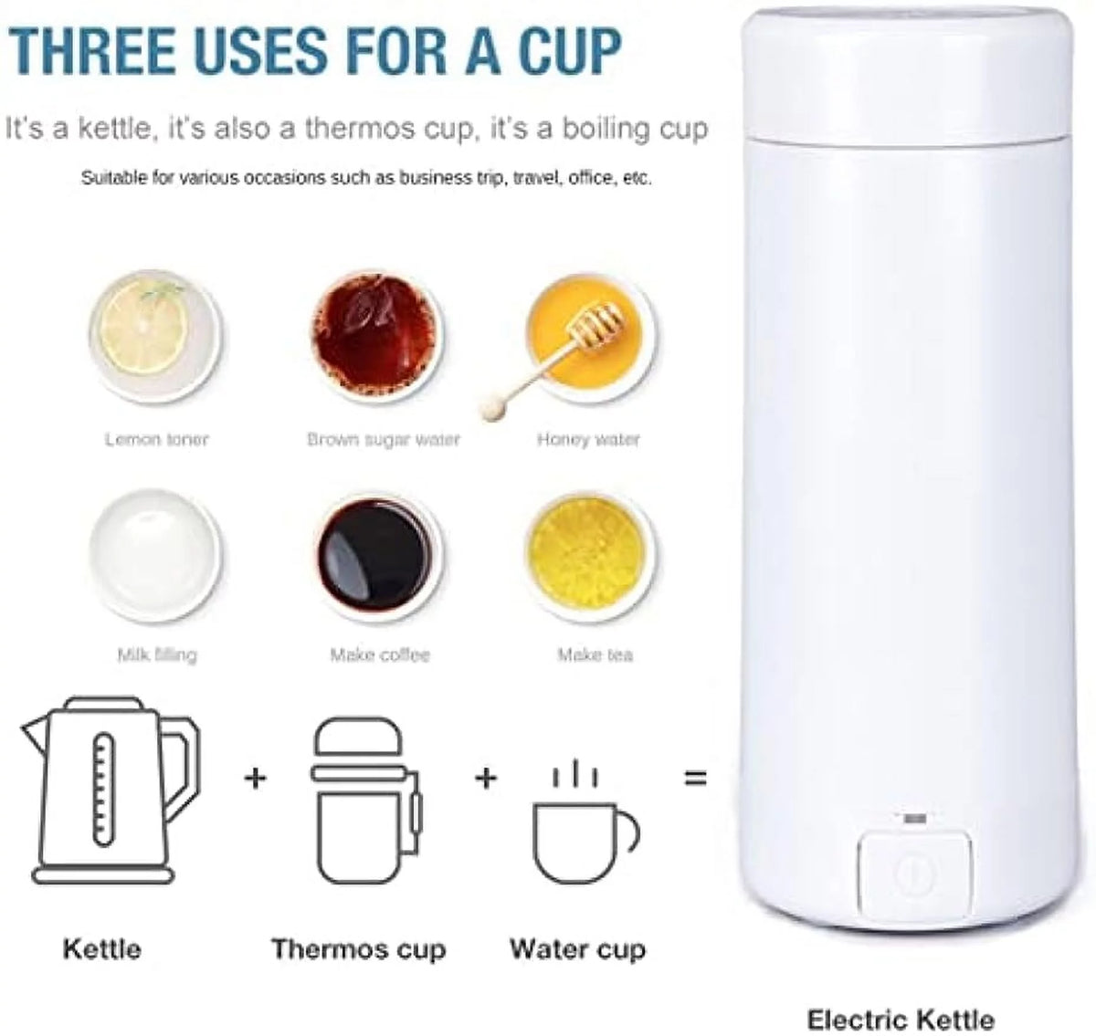 Portable Electric Kettle Stainless Steel Z395711