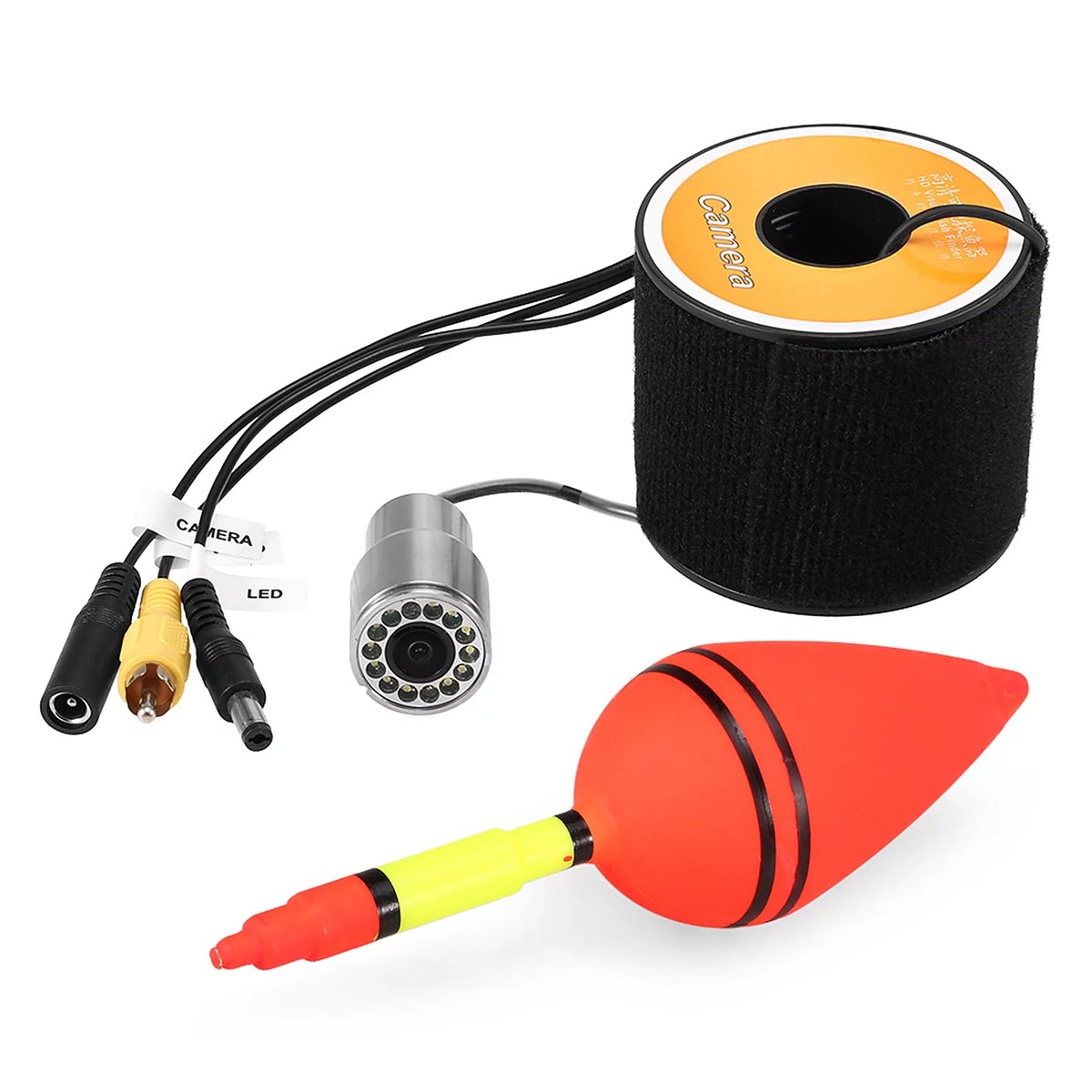 Underwater Fishing Camera, 12 LEDs Night Vision Waterproof, 15m/30m/50m Cable J1473