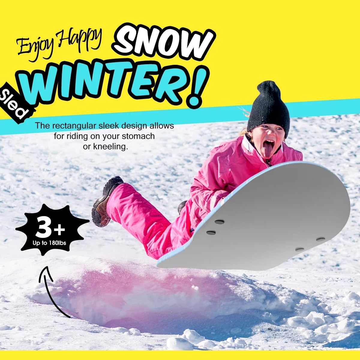 Blue 36 inch Foam Snow Sleds P968