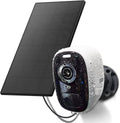 Wireless Outdoor Security Camera with Solar Panel, 1080P Color Night Vision, PIR Motion Sensor, Siren Alarm, 2-Way Audio, Waterproof J9341