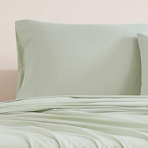 Navy Queen 4-Piece Organic Cotton Sheet Set Y57275